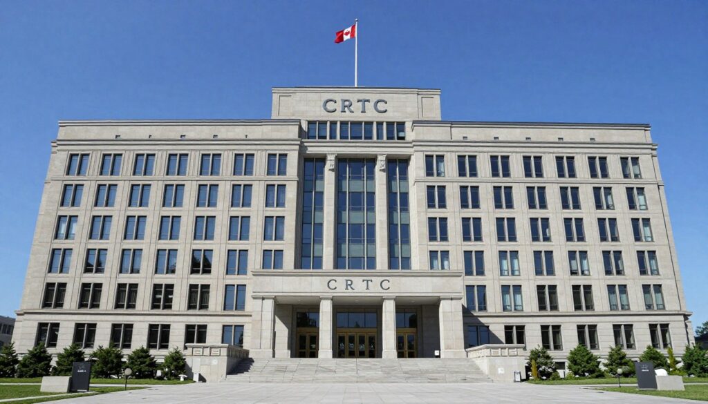 CRTC building in Ottawa representing Canadian broadcasting authority