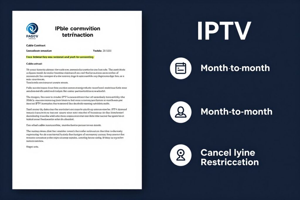 Comparison of cable contract terms versus IPTV flexible subscription