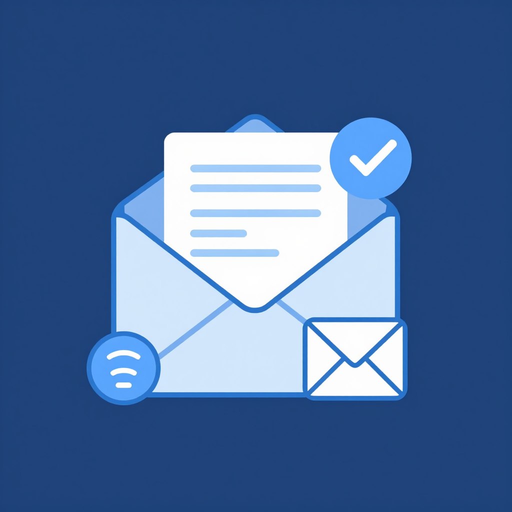 Icon representing email support communication
