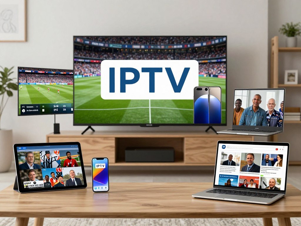 All-inclusive IPTV package showing comprehensive features