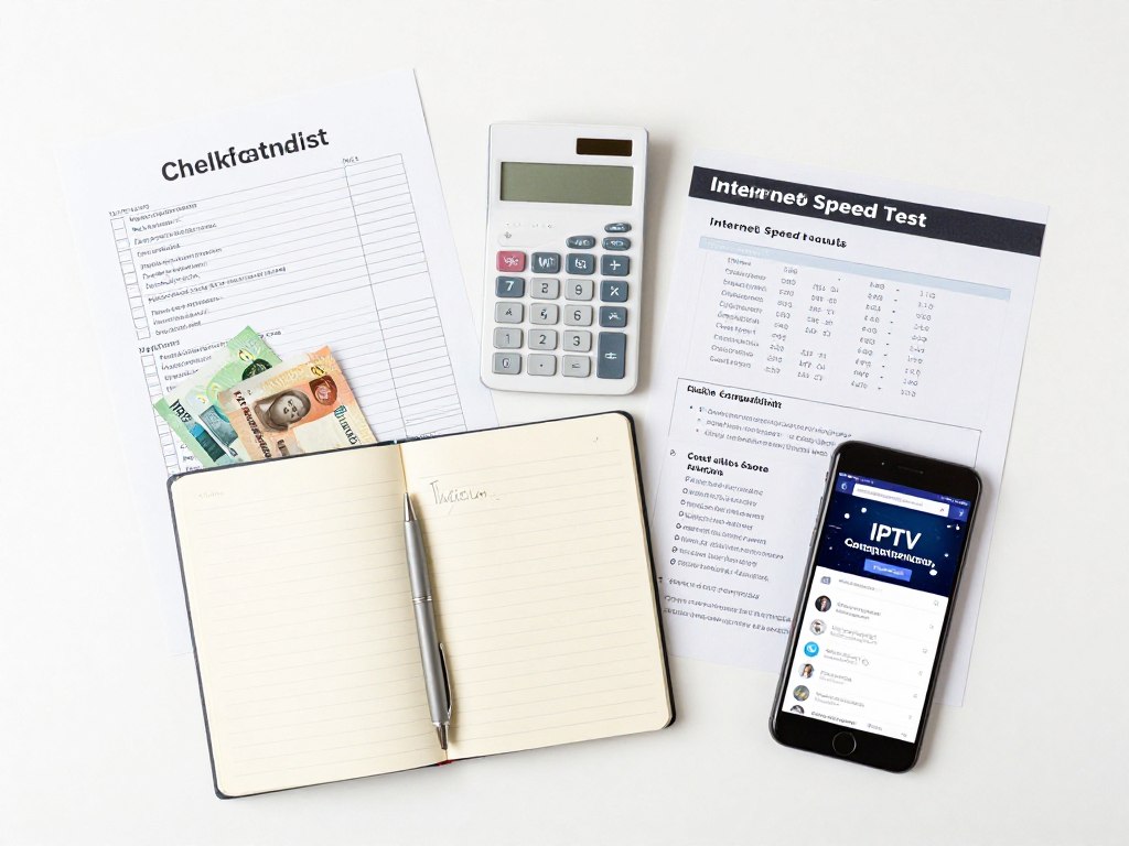 Checklist and planning materials for IPTV setup