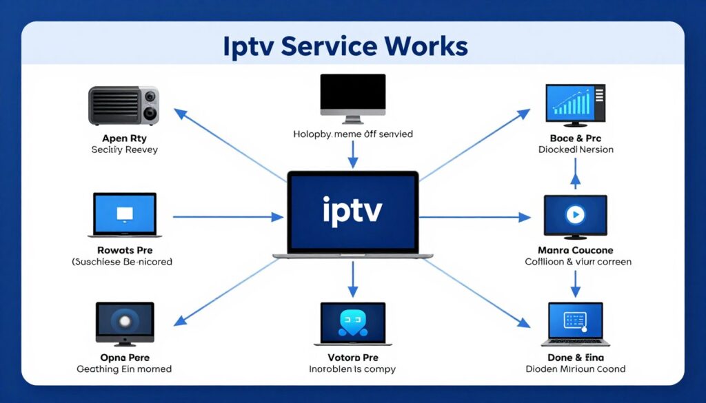 internet protocol television streaming diagram